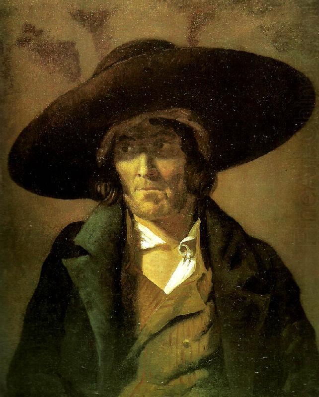 portrait d' homme dit le vendeeen, Theodore   Gericault